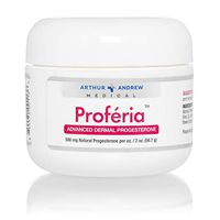 Arthur Andrew Medical, Proferia, Advanced Dermal Progesterone Cream, Hormone Support for Women and Men, Vegan, Gluten Free, 2 oz