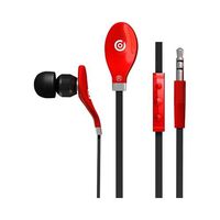 Dexim DEU039R iGroove Earbud with Built-in Remote & Mic (Red)