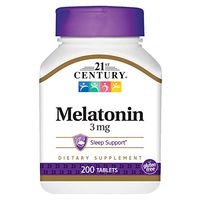 21st Century Melatonin 3 mg Tablets, 200 Count