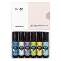 Edens Garden Roll-On Essential Oil 6 Set, 100% Pure Therapeutic Grade (Pre-Diluted & Ready To Use- Starter Kit), 10 ml Roll-On