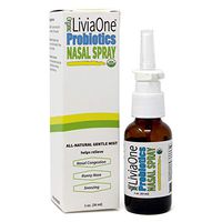 LiviaOne Probiotics Nasal Spray - USDA Organic Certified - All Natural - Wild Crafted - Helps Nasal Congestion - Sinusitis Relief - Runny Nose and Sneezing Relief