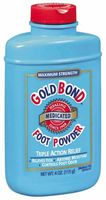 Gold Bond Foot Powder Medicated 4 oz. Pack of 6