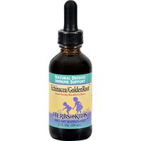 Herbs For Kids Echinacea GoldenRoot BlackBerry - Natural Defense Immune Support - 2 fl oz (Pack of 2)