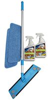 Black Diamond Stoneworks Wood & Laminate Floor Cleaner: For Hardwood, Real, Natural & Engineered Flooring –Biodegradable Safe for Cleaning All Floors (2 quarts and mop w/pads)