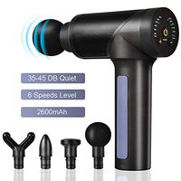 Massage Gun Deep Tissue, Percussion Muscle Massager for Athletes, Lenyo Portable Handheld Electric Back Massager Body Massager Sports Drill for Pain Relief