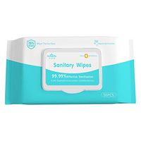 Alcohol Wipes (1 Pack, 50 Wipes), Large Wet Wipes(7.1" x 5.9"), 75% Rubbing Alcohol Wet Wipes for Hand Home House, Tourism, Hotel, Restaurant, Office, Car