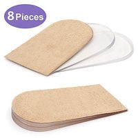 Beautulip Height Increased Inserts for Leg Length Discrepancies Heel Lift Insole (Beige)