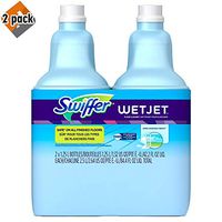 Swiffer Wetjet Hardwood Floor Mopping and Cleaning Solution Refills, All Purpose Cleaning Product, Open Window Fresh Scent, 1.25 Liter, 4 Pack