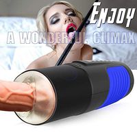 GT 10 Pattern Male Automatic Piston Cup Sucking 280 Times/Min and 360° Rotating Electronic Massage Cup Male's Toy