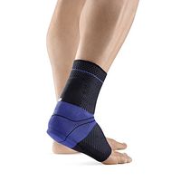 Bauerfeind - AchilloTrain - Achilles Tendon Support - Breathable Knit Ankle Brace for Targeted Relief of Achilles Tendon Without Limiting Mobility - Left Foot - Size 5 - Color Black