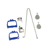 PCP Over Door Pulley Exerciser Senior Living Upper Body Arm Conditioning Set, Chrome
