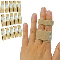 ORANDESIGNE 15 Pack Finger Splints Wraps Trigger Finger Splint Broken Finger Breca Used for Index Middle Pinky Fingers (15 Pack)