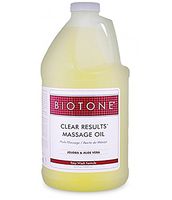Biotone Clear Results Massage Oil, Half Gallon (64 Fluid Ounces)