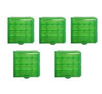 Pack of 5 PCS AA / AAA Battery Storage Hard Case Box