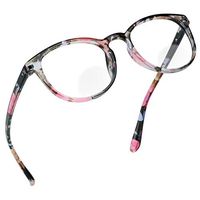 Bifocal Reading Glasses with Invisible Lenses,Blue Light Blocking Glasses for Women, +0.00/+1.50 Magnification