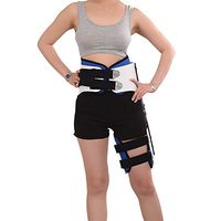 NADAENL Hip Bone Support Femoral Thigh Fracture Head Injury Rehabilitation Orthosis Stabilizer and Groin Extremely Comfortable Adjustable Support Frame,White,Adult