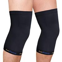 Copper Compression Knee Sleeve, 1 Pair Copper Infused Knee Brace for Women Men, Knee Support for ACL, Meniscus, MCL, Stiff Muscle and Joints, Pain Relief, Small