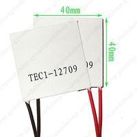 LIPOVOLT 2PCS USA TEC1-12709 Thermoelectric Cooler Heatsink Peltier Module 40mm 12V 9A