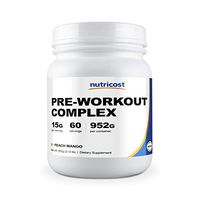 Nutricost Pre-Workout Complex (Peach Mango, 60 Servings)