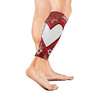 AHOMY Sports Calf Compression Sleeves Love Owls Heart Frame Flowers Leg Compression Socks for Men and Women