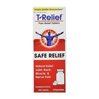 T-Relief Pain Relief Safe Relief Tablets 100 ea (Pack of 4)