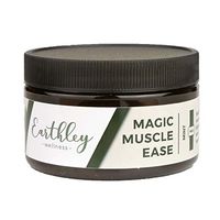 Earthley Wellness, Magic Muscle Ease, Relieve Pain, Soothe Sore Muscles Naturally, Olive Oil, Arnica Flowers, Mango Butter, Kokum Butter, Magnesium Chloride Flakes (4oz, Mint)