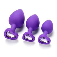 Hand Free Play Silicone Plug Trainer Set Waterproof Toy ÁnÁles Toy (Purple)