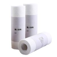 Lucien Hanna Disposable Cleaning Cloths, Cleaning Towels Kitchen Towels Dishcloths Eco-Friendly Non Woven Mutipurpose Handy Wipes 3 Rolls 150PCs