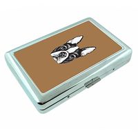 Bulldog R1 Hip Silver Cigarette Case Id Holder Metal Wallet 4" X 2.75" RFID Protection