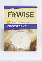 Healthwise - New York Cheesecake Pudding/Shake Mix - 15 Grams of Protein, 90 Calories One Gram of Fat, Hunger Suppressant, Appetite Control for Weight Loss - 7 Packets 0.85 OZ NET WT 5.93 OZ