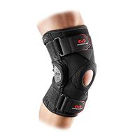 McDavid PSII Bi-Lateral Geared Polycentric Hinged Knee Brace Support, Improves Medial and Lateral Stability, Reduces Injury and Assists in Recovery, Black, Small