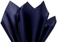 Solid Navy Gift Wrapping Tissue Paper for Art DIY Crafts in Bulk # 577~10 Large Sheets Size 20" x 30"