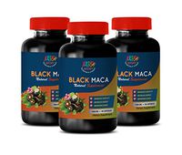 Male Health Supplements - Black MACA 1000 Mg - Dietary Supplement - maca Vitamins for Women - 3 Bottles 270 Vegetable Capsules