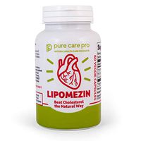 Lipomezin Herbal Cholesterol Support Supplement Patented Formula High Quality Product 60 Vegetarian Capsules