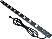 36" 9 Outlet Metal Power Strip