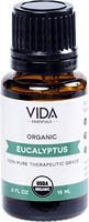 Eucalyptus USDA Certified Organic Essential Oil, 15 ml (0.5 fl oz), 100% Pure, Undiluted, Best Therapeutic Grade (Aromatherapy, Relaxation, DIY, Headache, Allergies)