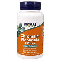 Now Foods Chromium Picolinate 200mcg, 100 Capsules