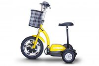 E-Wheels, EW-18 Stand n Ride Scooter 3-Wheel - Yellow
