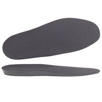 Y2C Women's Insoles for Comfortable Height Increase Black 6-8.5 and Random Gift
