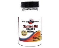 Salmon Oil Omega 3 1000mg * 100 Caps 100% Natural - by EarhNaturalSupplements
