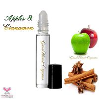 Set of 2: Apple Cinnamon Perfume Oils (Crisp notes of Apples with spicy Cinnamon at the base!) .33oz x2 Roll-Ons