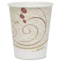 SOLO Cup Company Hot Cups, Symphony Design, 10 oz, 50/Pack
