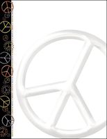 Barker Creek Peace Sign Computer Paper (LL-729P)