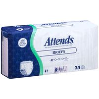 Attends 25003101 Incontinent Brief Easy-fit Tape Tabs Regular Disposable Heavy Absorbency Br25 Box Of 24