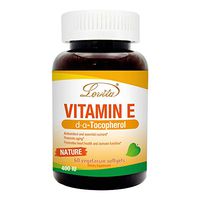 Lovita Vitamin E 400IU, D-Alpha tocopherol, 60 Capsules