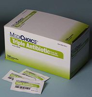 MediChoice First Aid Triple Antibiotic Ointments.9 Gram Packets, Individually Wrapped, Bacitracin .9 Grams, 1314OINT209 (Case of 1728)