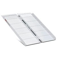 ORFORD Threshold Ramp 3ft for Home Steps Stairs Doorways Scooter, Utility Mobility Access Non Skid Folding Wheelchair Ramp, Portable Aluminum Foldable Wheelchair Ramp 3ft