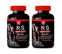 Muscle Mass Supplements for Men - N.O. - Nitric Oxide Booster - Nitric Oxide Complex - 2 Bottles 180 Capsules