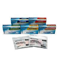 First Aid Kit 78 Piece Pack Necessary Medication Kit - Emergency Kit Trauma Kit First Aid Cabinet Refill