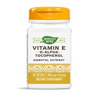 Nature's Way Vitamin E-400, 400 IU per serving, 60 Softgels